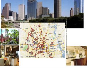  map of Houston apt communities